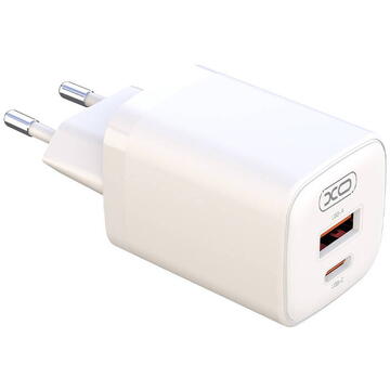 Incarcator de retea Wall charger XO L96, 1x USB, USB-C, 30W (white)