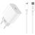 Incarcator de retea Wall Charger with + Lightning Cable XO L77 20W (white)