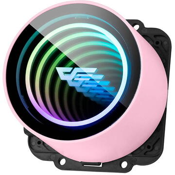 Darkflash DX240 V2 RGB PC Water Cooling 2x 120x120 (Pink)