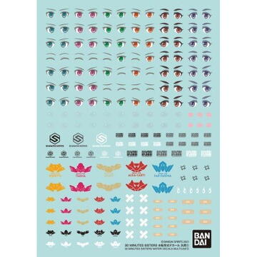 BANDAI 30MS WATER DECALS MULTIUSE 1