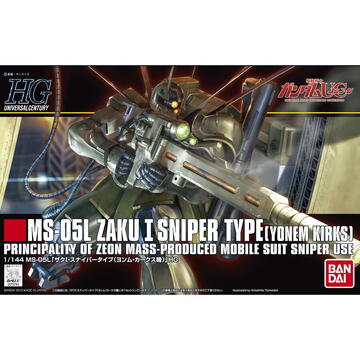 BANDAI HGUC 1/144 MS-05L ZAKU I SNIPER TYPE (YONEM KIRKS)