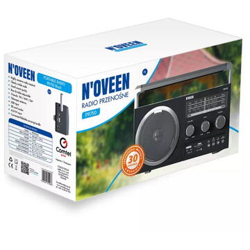 Radio portabil Noveen, FM / MW / SW, PR750 Black
