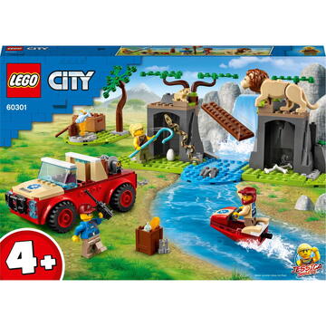 LEGO City Terenówka ratowników dzikich zwierząt (60301)