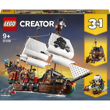 LEGO Creator Statek piracki (31109) + Delfin i żółw (31128)