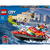 LEGO City - Barca de salvare a pompierilor 60373, 144 piese
