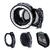 Obiectiv foto DSLR Kit Adaptor montura Meike MK-EFTE-C de la Canon EF/S la Sony E cu filtre Drop-in VND+Clear