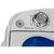 Mini masina de spalat rufe Adler AD8051, Capacitate 3kg, Semiautomata, Alb/albastru