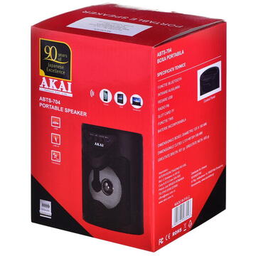 Boxa portabila AKAI ABTS-704 - BT loudspeaker