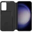 Husa Samsung Galaxy S23+ S916 Smart View Wallet Case Black EF-ZS916CBEGWW