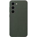 Husa Samsung Galaxy S23 S911 Leather Case Green EF-VS911LGEGWW
