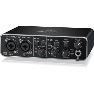 Consola DJ Behringer UMC202HD recording audio interface