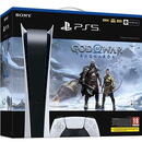 Consola Sony PlayStation 5 Digital Edition, 16GB RAM, 825 GB SSD + God Of War Ragnarok