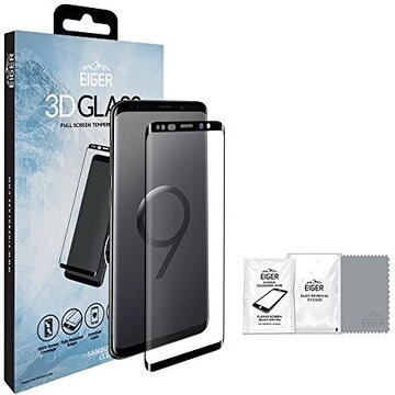 Eiger 3D Screen Protection - Samsung S9 Plus - black
