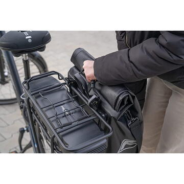 Fischer die fahrradmarke FISCHER bicycle pannier bag Plus Terra, bicycle basket/bag