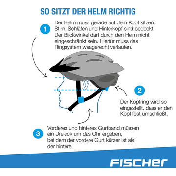 Fischer die fahrradmarke FISCHER Bicycle Shadow, helmet (black, size L/XL, 56 - 62 cm)