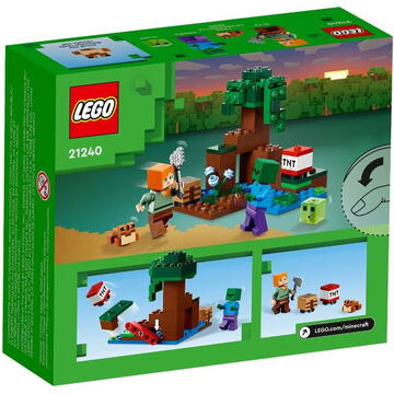 LEGO Minecraft - Aventura in mlastina 21240, 65 piese
