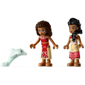 LEGO Disney Princess - Catamaranul polinezian al Moanei 43210, 321 piese