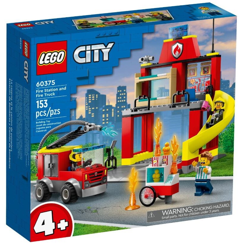 rape World window Caliber LEGO CITY 60375 FIRE STATION AND FIRE TRUCK Pret: 148,99 lei - PCOne