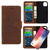 Husa Wachikopa Case with Detachable Flip Cover *Natural Genuine Leather* for iPhone 12 / 12 Pro - Brown