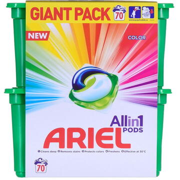 Detergent rufe Ariel All in one Washing capsules 70 pcs.