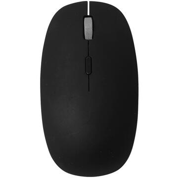 Mouse POUT Hands3 Pro Combo - Set, wireless mouse and mouse pad with fast wireless charging, colour dark blue