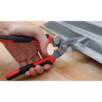 BESSEY combination scissors D52-2, with 2K handle (black/red)