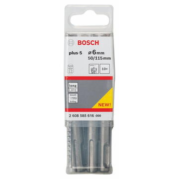 Bosch Powertools Bosch Hammer drill bit set plus 5 6mm 10 pieces