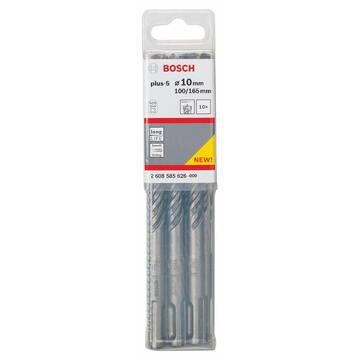 Bosch Powertools Bosch Hammer drill bit set plus 5 10mm 10 pieces