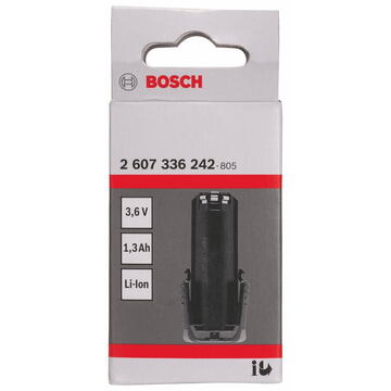Bosch Battery 3,6V 1,3Ah Li-Ion black - 2607336242