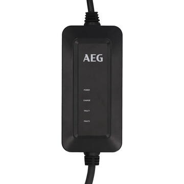 AEG Type 2 E-Charger 7m with control box, wallbox (grey)