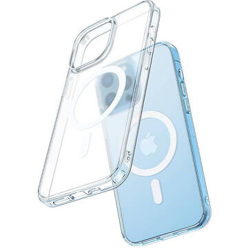 Husa Mcdodo PC-1650 transparent magnetic case for iPhone 13, Magsafe
