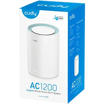 Router wireless Cudy Mesh M1300 AC1200  5GHz 12V 867Mbps Alb