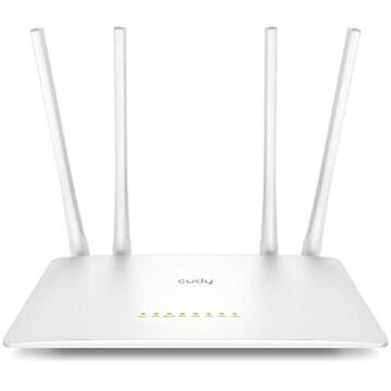 Router wireless Cudy WR1200, 2.4/5 GHz, 300 - 867 Mbps, 10/100 Mbps