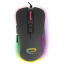 Mouse MX303 HESPERIS, Esperanza, Iluminat, USB-C, Negru