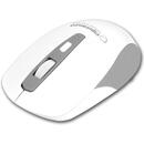 Mouse ESPERANZA EM130W Cu Bluetooth, Alb, Gri