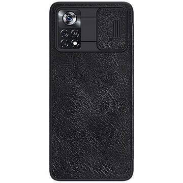 Husa Nillkin Qin Leather Pro case for Xiaomi Poco X4 Pro 5G (black)