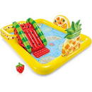 Intex paddling pool Fun 'n Fruity Play Center, 244x191cm, swimming pool (yellow, with water slide)