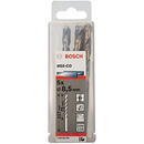 Bosch Powertools Bosch metal twist drill HSS-Co, DIN 338, 8.5mm (5 pieces, working length 75mm)