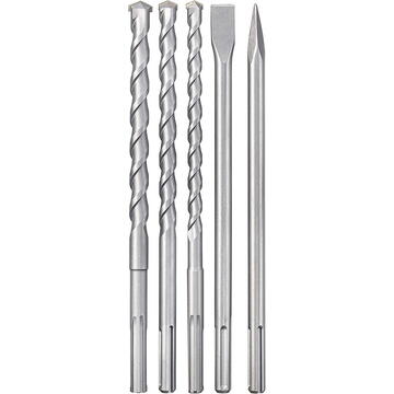 Einhell SDS Max chisel and drill set, 5 pieces (case)