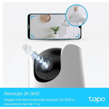 Camera de supraveghere TP-LINK Tapo C225 IP security camera Indoor 2560 x 1440 pixels Desk
