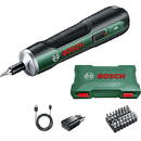 Bosch Powertools Bosch cordless screwdriver push Drive 3,6Volt (green, 32-piece screwdriver bit set)