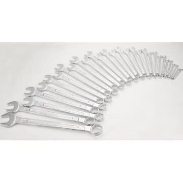 Hazet combination wrench set 600N / 30, 30 pieces, wrench (chrome-plated)