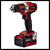 Einhell Tool set TE-TK 18/2 Li Kit (red/black, Cordless drill driver and Cordless angle grinder, Li-Ion battery 4.0Ah)