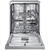 Masina de spalat vase Samsung DW60A6082FS/EO, 13 seturi, 7 programe, Auto Open, Hygiene Care, Clasa D, 60 cm, Inox
