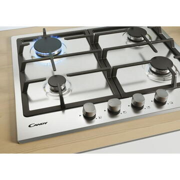 Plita Candy Timeless CHG6BRX Stainless steel Built-in 60 cm Gas 4 zone(s)