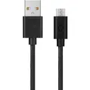 XQISIT Cotton Cable microUSB to USB A 180cm, negru, 17950
