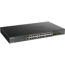 Switch D-Link 24-port Gigabit PoE Smart Managed Switch with 4x 10G SFP+ ports, 370Watts