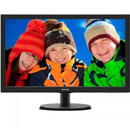 Monitor LED Philips 21.5" 1920 x 1080px Full HD 5ms Black
