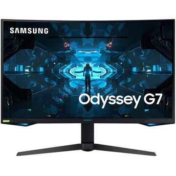 Monitor LED Samsung Odyssey G7 QLED VA  32"  2560 x 1440 px QHD, 1000R, Borderless, 240Hz, 1ms, G-Sync, FreeSync2, HDR600