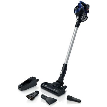 Aspirator Bosch BBS611MAT Vacuum cleaner, Handstick 2in1, Operating time 30 min, Charging time 4 h, Unlimited Blue